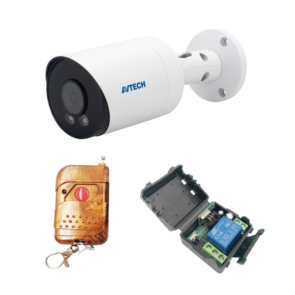 AVTECH AVPro Series DGM5106 5MP with SV-1CHRR Wireless Remote Control  outbound call   Bullet IP Camera