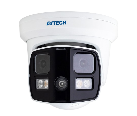 AVTECH DGM8807DGAT  8MP Dome  IP Camera  With  Dual-Lens